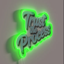 Load image into Gallery viewer, Embracing positivity with vibrant RGB glow neon inspirational wall decor.