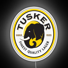 Load image into Gallery viewer, Tusker Beer RGB neon sign white