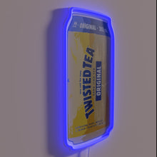 Load image into Gallery viewer, Twisted Tea lover's bar decor with colorful neon light design