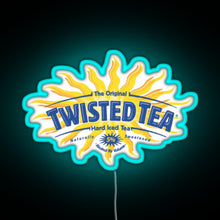 Load image into Gallery viewer, Twisted tea RGB neon sign lightblue