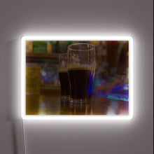 Load image into Gallery viewer, Double Stout Delight Neon Sign Featuring RGB Beer Bar Lighting