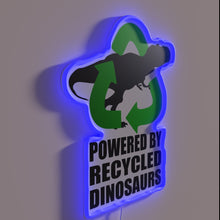 Load image into Gallery viewer, Dinosaur inspired LED neon art light for modern home decor.