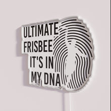 Load image into Gallery viewer, Neon Wall Sign for Ultimate Frisbee Enthusiasts with Humorous Personality Shines