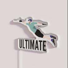 Load image into Gallery viewer, Neon sports decor for ultimate frisbee enthusiasts and athletes' dens