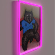 Load image into Gallery viewer, RGB LED Neon Sign of Adorable Australian Marsupial Wombat Icon