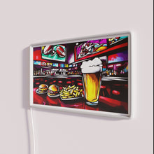 Load image into Gallery viewer, Vibrant Sports Pub Neon Sign with RGB Lighting Effects