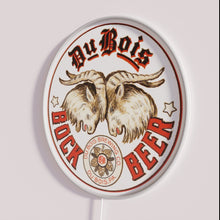 Load image into Gallery viewer, Retro Dubois Bock Beer Sign Dubois PA Neon Bar Decor