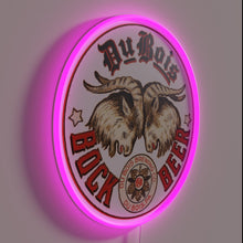 Load image into Gallery viewer, Retro Dubois Brewery Sign: Vintage Bock Beer Dubois PA Neon Artwork