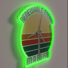 Load image into Gallery viewer, Eco-Friendly Wall Decor: Vibrant RGB Neon Sign Embracing Sustainability