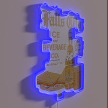 Load image into Gallery viewer, Retro advertisement for vintage Falls City beer brand in Louisville.