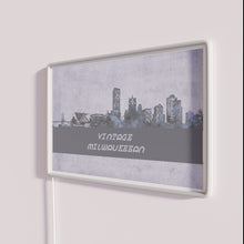Load image into Gallery viewer, Vintage Milwaukee inspired neon sign for true Milwaukeean pride vibes