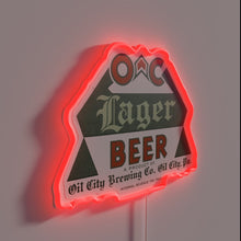 Load image into Gallery viewer, Retro Oil City Brewing Company Neon Sign for Craft Beer Enthusiasts