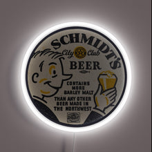 Load image into Gallery viewer, Retro vintage beer advertisement neon sign from Jacob Schmidt brewery