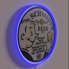 Load image into Gallery viewer, Vintage neon beer advertisement from the Jacob Schmidt Brewing Company
