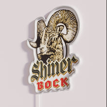 Load image into Gallery viewer, Retro Bar Decorative Neon Sign with Color Changing Shiner Bock Logo