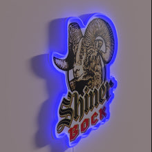 Load image into Gallery viewer, Authentic vintage-style neon beer advertisement decorates any man cave perfectly.