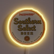 Load image into Gallery viewer, Vintage illuminated neon sign featuring iconic Texas brewery logos together.