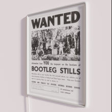 Load image into Gallery viewer, Vintage 1940s Prohibition Era Photo RGB Neon Sign Decoration Distress
