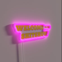 Load image into Gallery viewer, Add some edgy humor with this neon motivational quote sign.