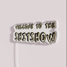 Load image into Gallery viewer, Vibrant RGB neon sign, welcome to the chaos at home.