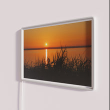 Load image into Gallery viewer, Vibrant Welsh Sunset inspired color changing LED neon sign artwork