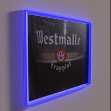 Load image into Gallery viewer, Westmalle Trappist Beer in Elegant Glass with Neon RGB Lighting
