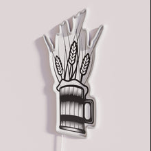 Load image into Gallery viewer, Wheat Beer Neon Sign, Colorful RGB Lighting for Home Bars