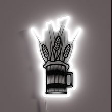 Load image into Gallery viewer, Warm Glow of Refreshing Wheat Beer Illuminates Your Home Bar