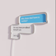 Load image into Gallery viewer, Dad's Garage Luxury LED Neon Sign with Lamborghini RGB Accents