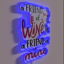 Load image into Gallery viewer, RGB Neon Sign for Wine Lovers and Enthusiasts Gathering Place