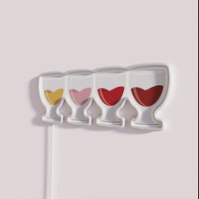 Load image into Gallery viewer, Customizable Wine Glass RGB Neon Sign with Colorful Lighting Design
