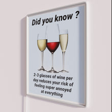 Load image into Gallery viewer, RGB Neon Sign with Wine Quote Necessity is Bliss Design