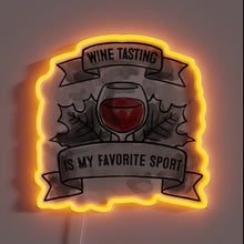 Load image into Gallery viewer, Sparkling Wine and Cheers in Vibrant Neon Accented Illuminated Sign