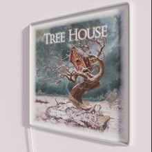Load image into Gallery viewer, Cozy winter cabin ambiance with colorful RGB LED neon glow