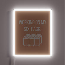 Load image into Gallery viewer, Home Gym Decor, Personalized Fitness Motivation with RGB Lighting Effect