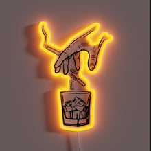 Load image into Gallery viewer, Neon Sign Alerting Calmness with Vibrant RGB Color Scheme Effect
