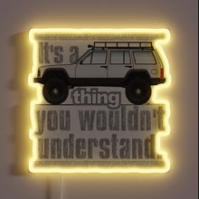 Load image into Gallery viewer, Eye-catching XJ White LED Neon Sign with Bright RGB Lighting