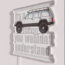 Load image into Gallery viewer, Unique Modern Decorative XJ White RGB LED Neon Sign Design