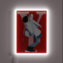 Load image into Gallery viewer, Tony Montana's iconic quote in vibrant RGB neon lights glow