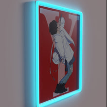 Load image into Gallery viewer, Authentic Tony Montana quote in vibrant RGB neon lighting design