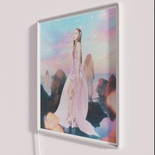 Load image into Gallery viewer, Vibrant Cosmic Neon Sign in Rich Red Velvet Colors