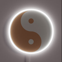 Load image into Gallery viewer, Yin Yang minimalist boho neon sign.
