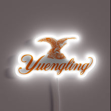 Load image into Gallery viewer, Brighten up your space with vibrant Yuengling Orange Neon Glow