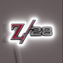 Load image into Gallery viewer, Electric Neon Sign: Authentic Z28 Camaro Logo Illuminated Retro Decor