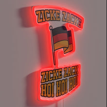 Load image into Gallery viewer, Traditional German Oktoberfest phrase in colorful RGB neon lighting accents.