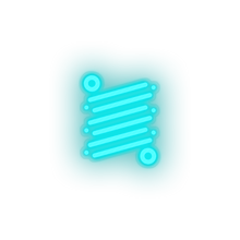 Load image into Gallery viewer, ice_blue 229_rise_coin_crypto_currency_cryptocurrency led neon factory