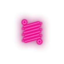 Load image into Gallery viewer, pink 229_rise_coin_crypto_currency_cryptocurrency led neon factory