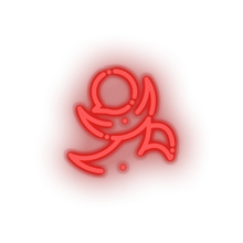 Load image into Gallery viewer, red 232_golos_coin_crypto_crypto_currency led neon factory
