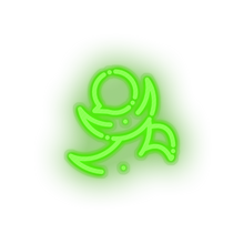 Load image into Gallery viewer, green 232_golos_coin_crypto_crypto_currency led neon factory