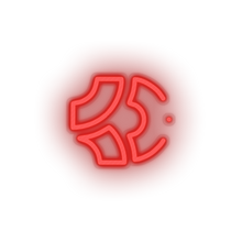 Load image into Gallery viewer, red 236_game_credits_coin_crypto_crypto_currency led neon factory